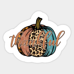 Thankful pumpkin Sticker